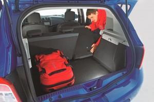 dacia sandero kofferraum test