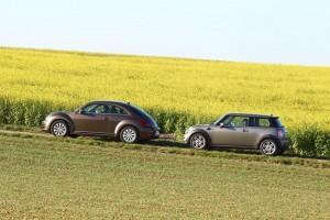 Mini One VW Beetle Test seite