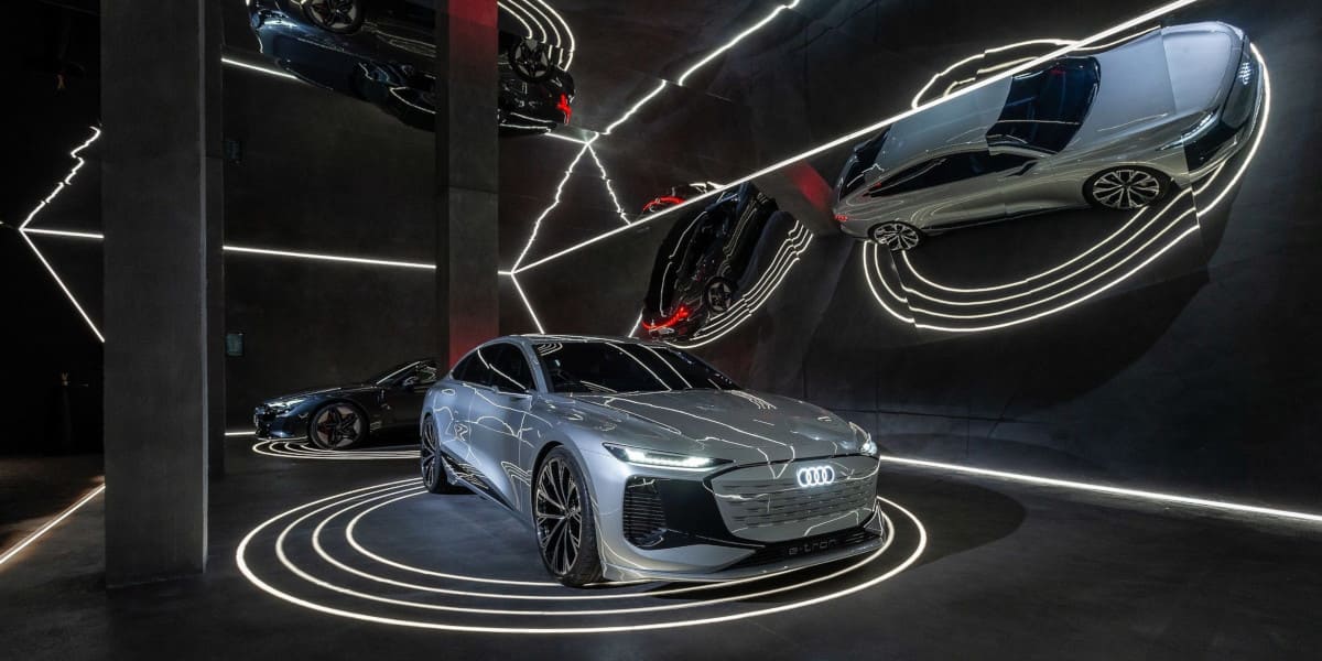 Audi A6 e-tron concept auf der Milan Design Week
