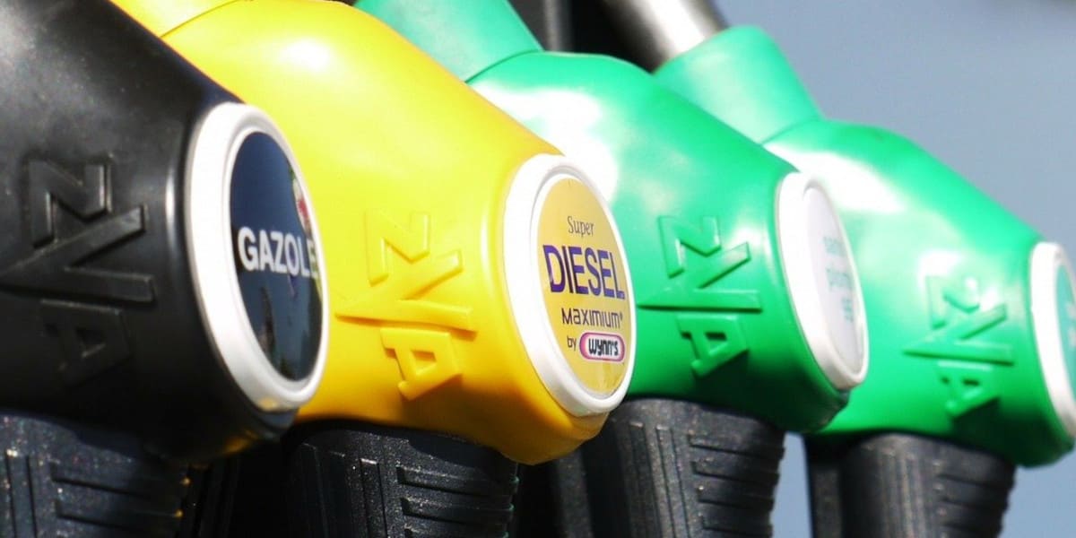 Diesel Tankstelle Zapfsäule