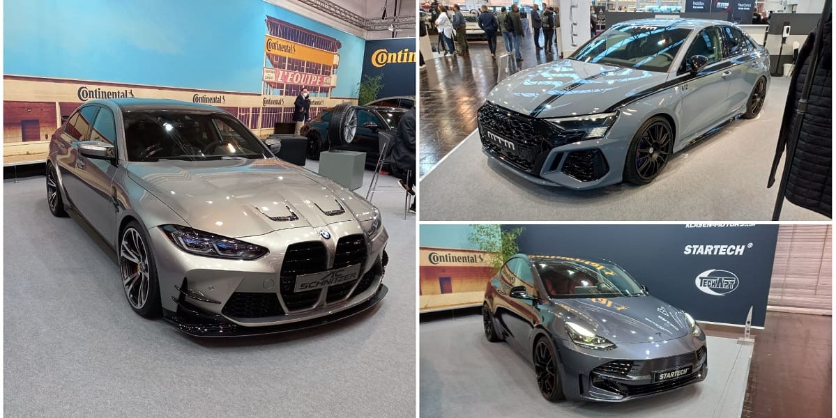 Audi BMW Tesla auf der EMS
