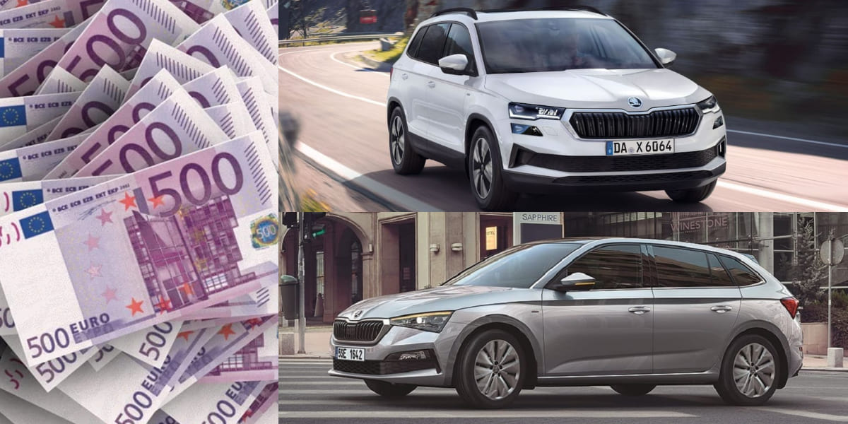 Skoda Karoq Skoda Scala Restwert Geld Euro