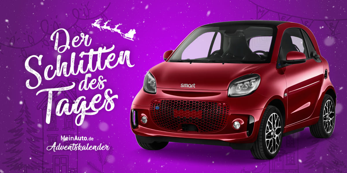 MA-Adventskalender 2021 - Car Card - 14 Smart EQ