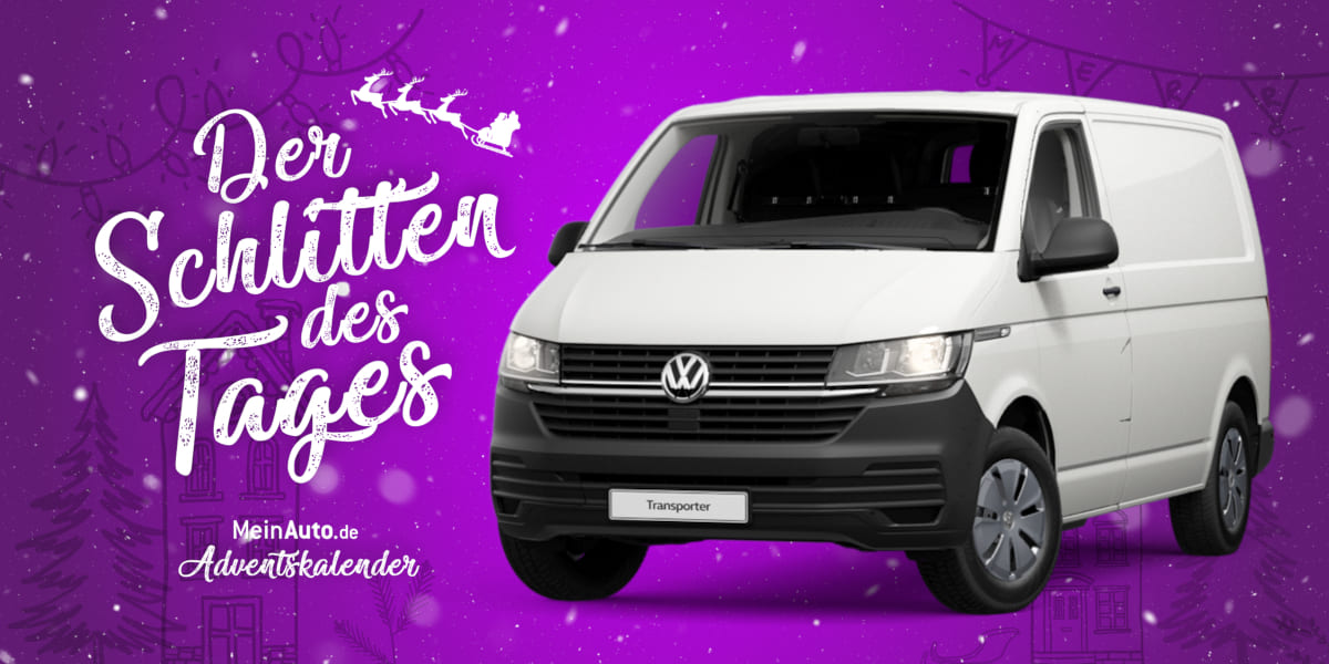 MA-Adventskalender 2021 - Car Card 22 VW Transporter Katenwagen