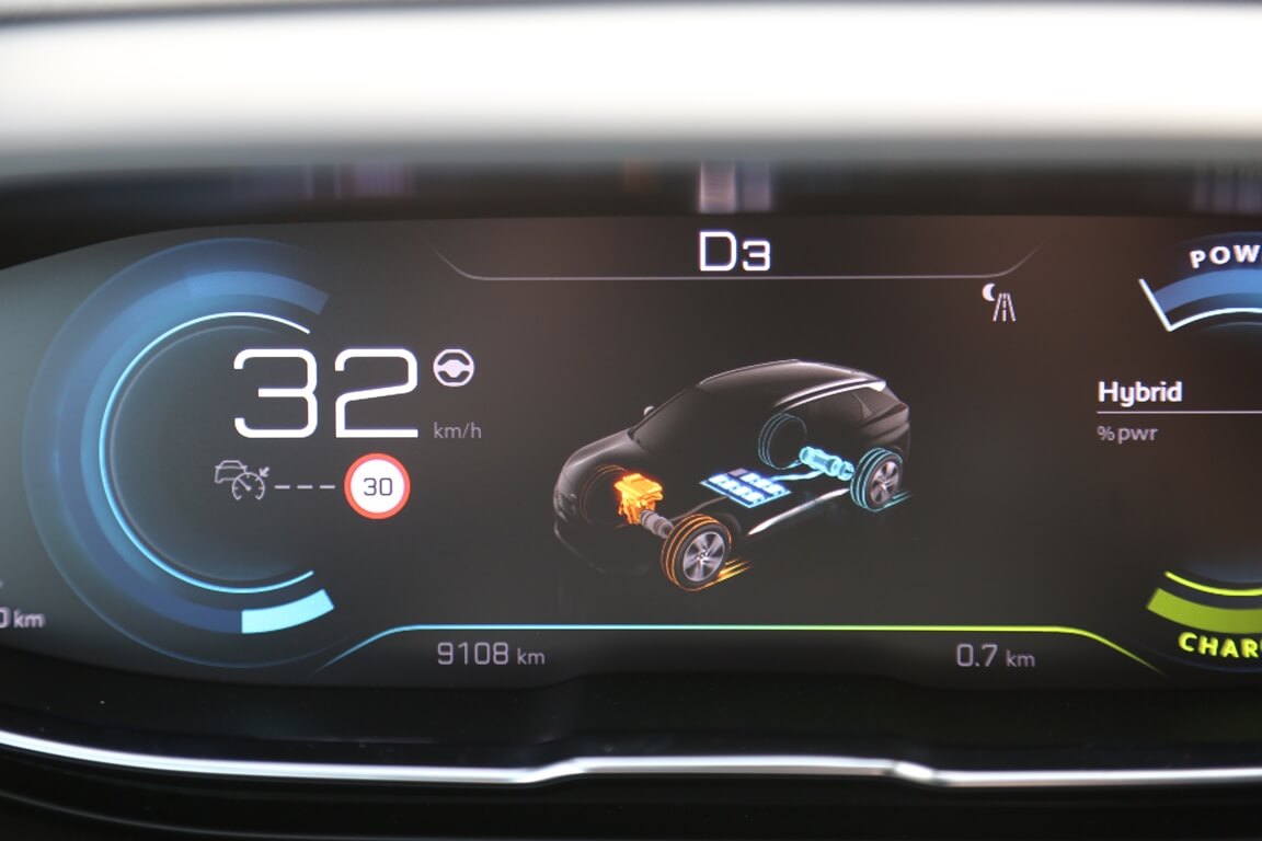 Peugeot 3008 Hybrid4 Fahrmodus