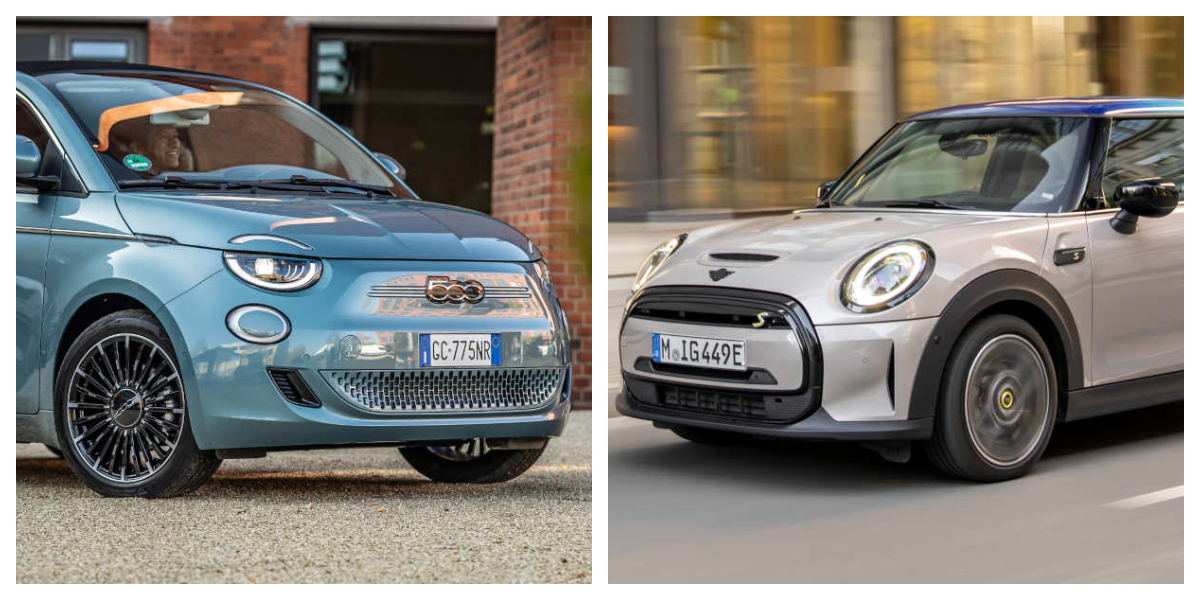 Fiat 500e MINI Cooper SE Vergleich