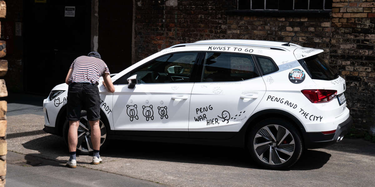 Seat Arona Streetart Peng