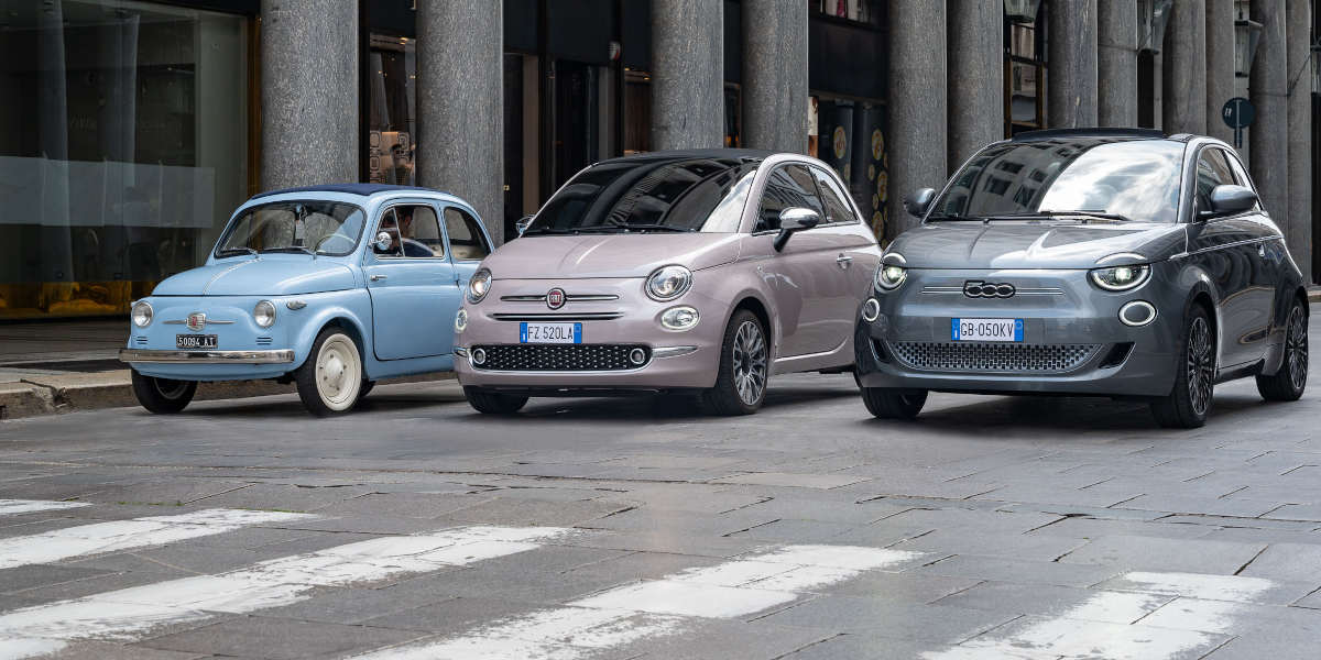 Fiat 500 3 Generationen