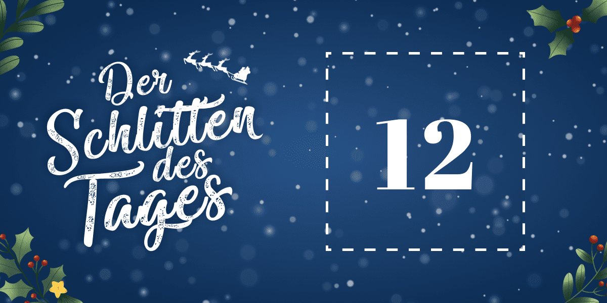 Adventskalender Schlitten des Tages 2022 Nr. 12