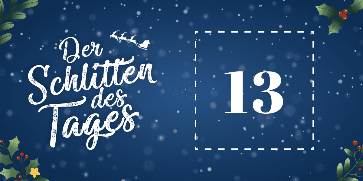 Adventskalender Schlitten des Tages 2022 Nr. 13