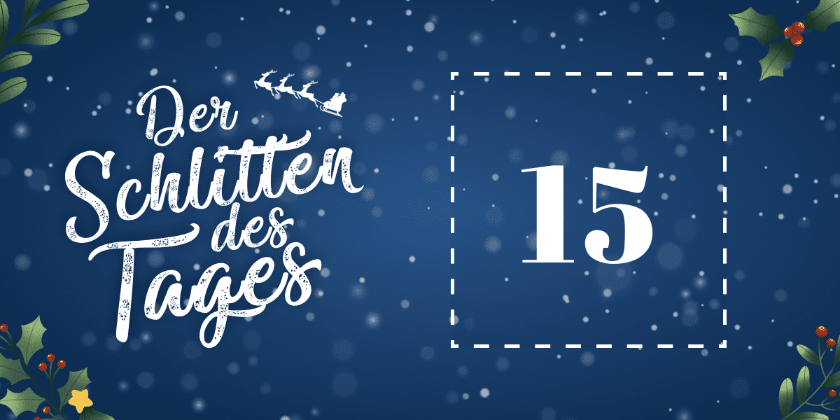 Adventskalender Schlitten des Tages 2022 Nr. 15