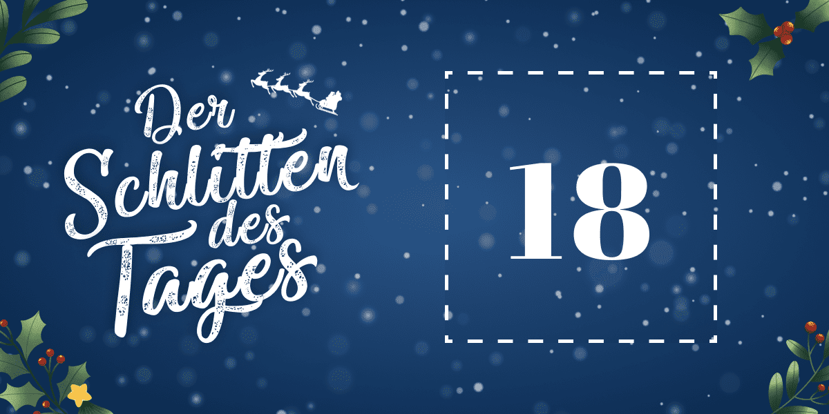 Adventskalender Schlitten des Tages 2022 Nr. 18