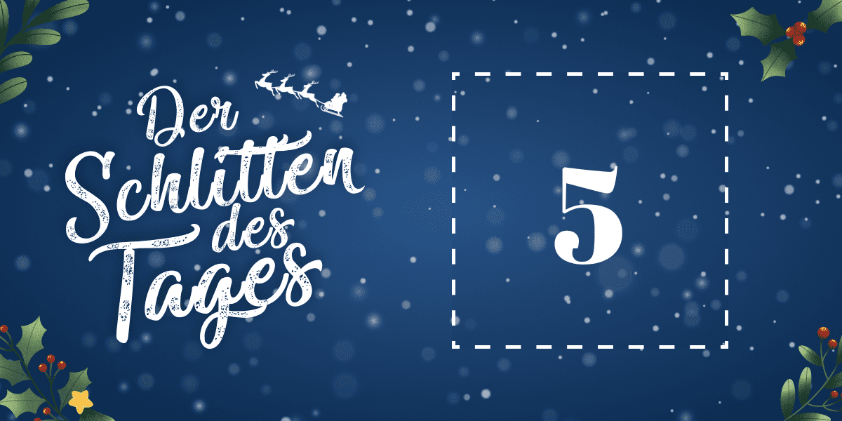 Adventskalender Schlitten des Tages 2022 Nr. 5