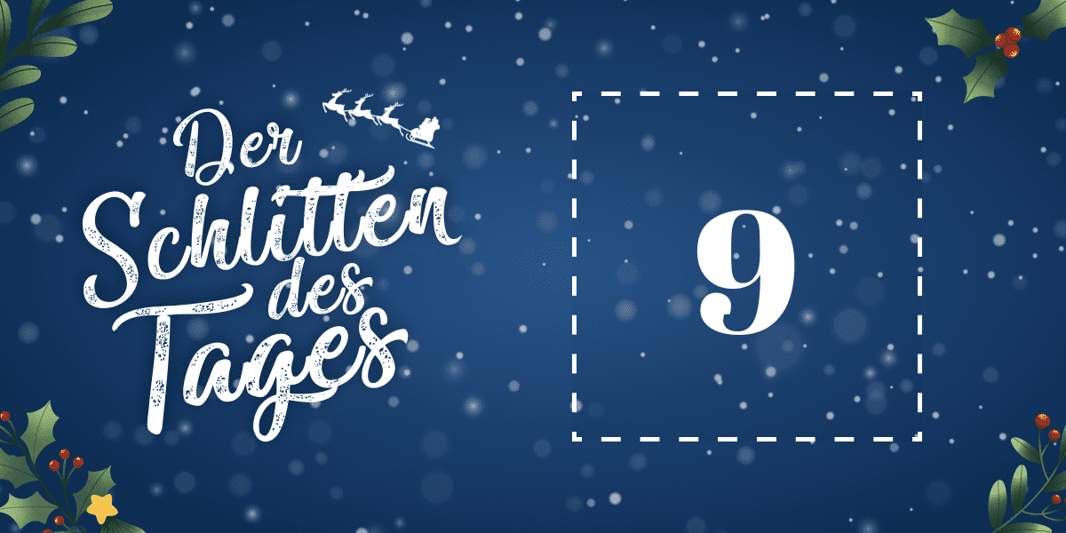 Adventskalender Schlitten des Tages 2022 Nr. 9