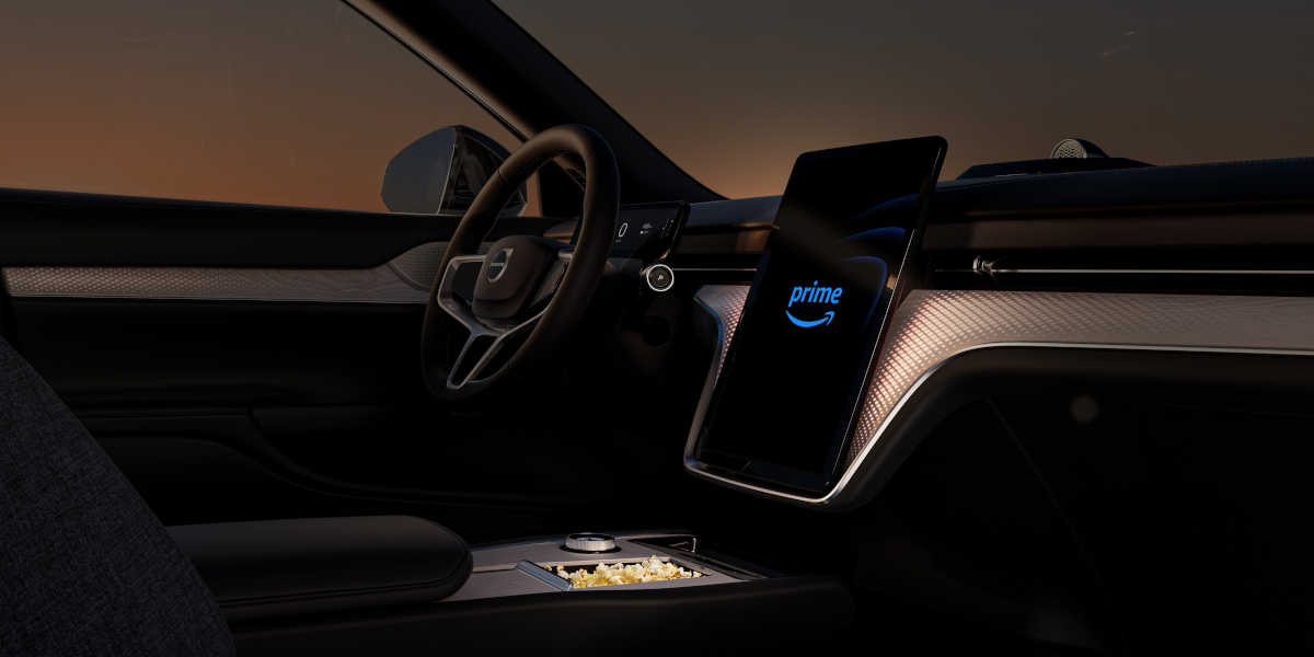 Volvo YouTube Amazon Prime Infotainment