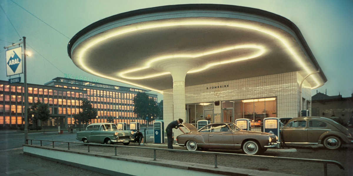 Aral Tankstelle Bochum 1958 