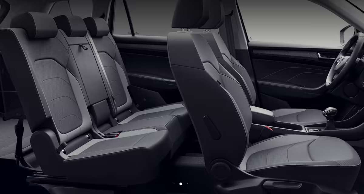 Ansicht der Frontsitze eines Skoda Kodiaq
