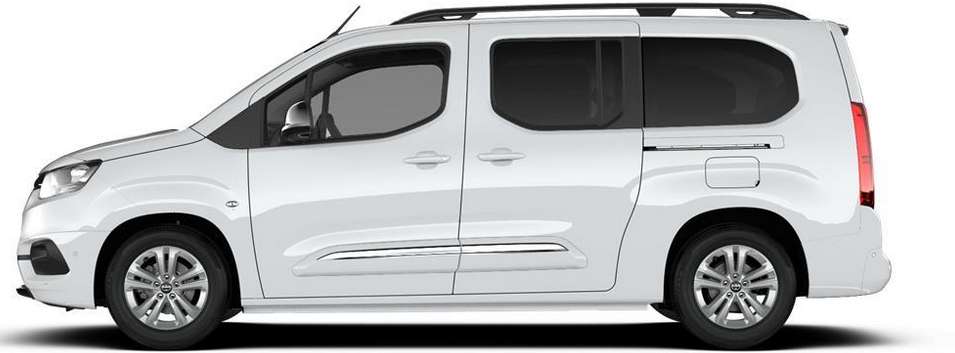 Seitenansicht eines Toyota Proace City Verso
