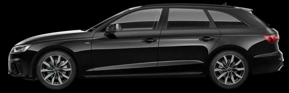 Seitenansicht eines Audi A4