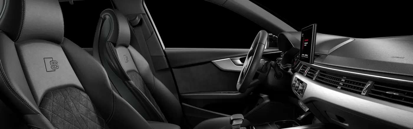 Ansicht der Frontsitze eines Audi A4