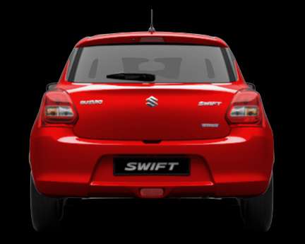 Heckansicht auf einen Suzuki Swift