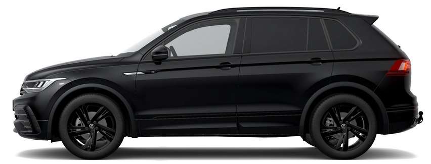 Seitenansicht eines Volkswagen Tiguan