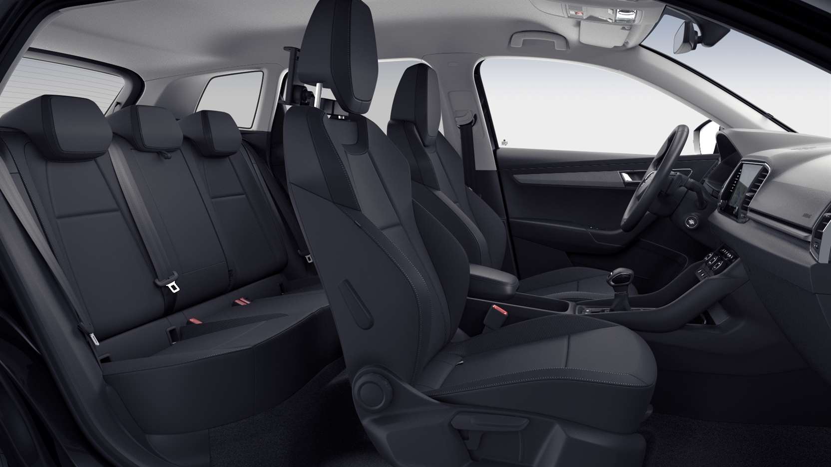 Vordersitze eines Skoda Karoq