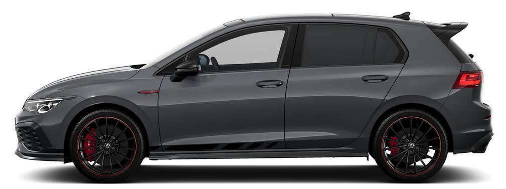 Seitenansicht eines Volkswagen Golf
