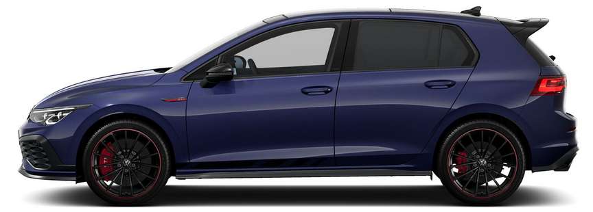 Seitenansicht eines Volkswagen Golf