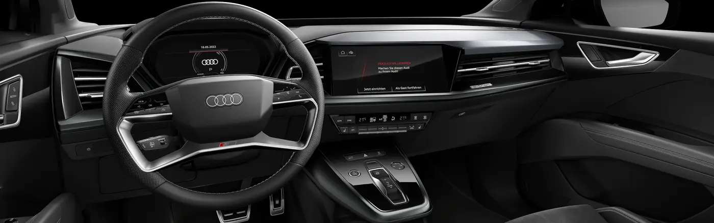 Armaturenbrett eines Audi Q4