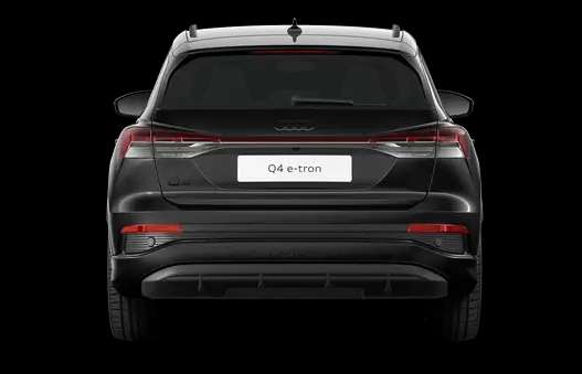 Heckansicht eines Audi Q4