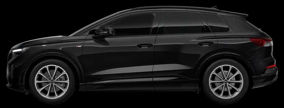 Seitenansicht eines Audi Q4