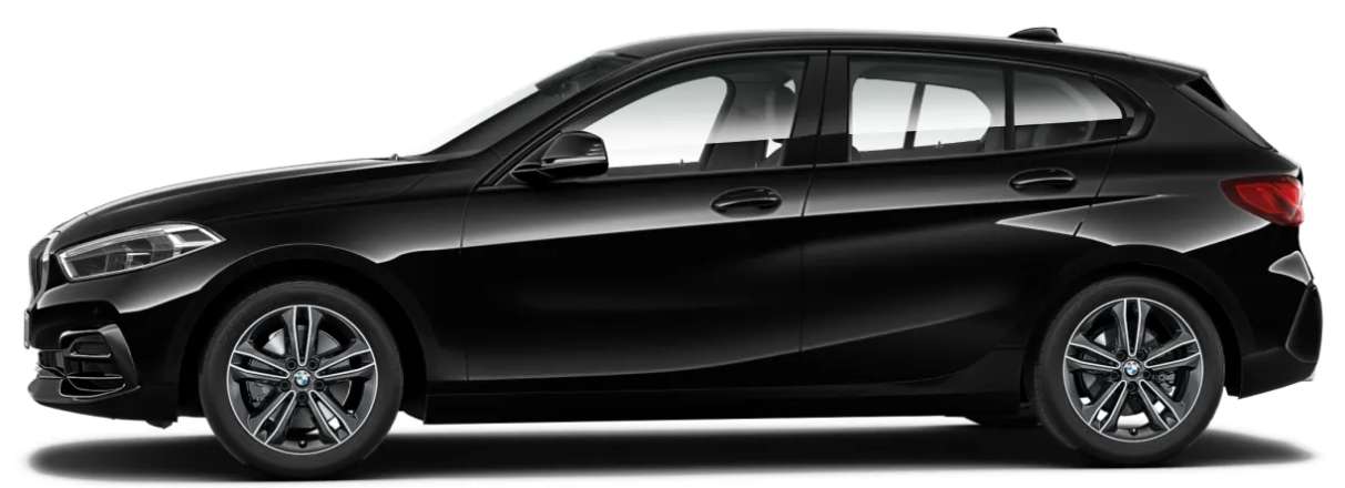 Seitenansicht eines BMW 1er-Reihe