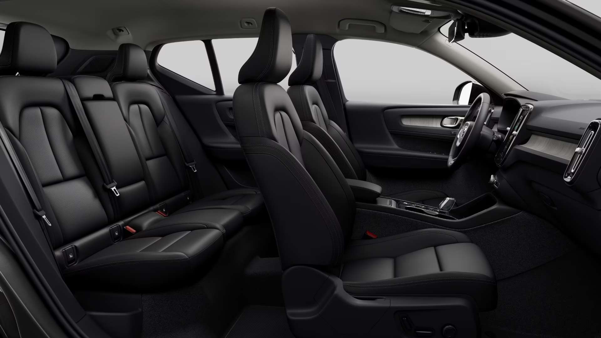 Ansicht der Frontsitze eines Volvo XC40