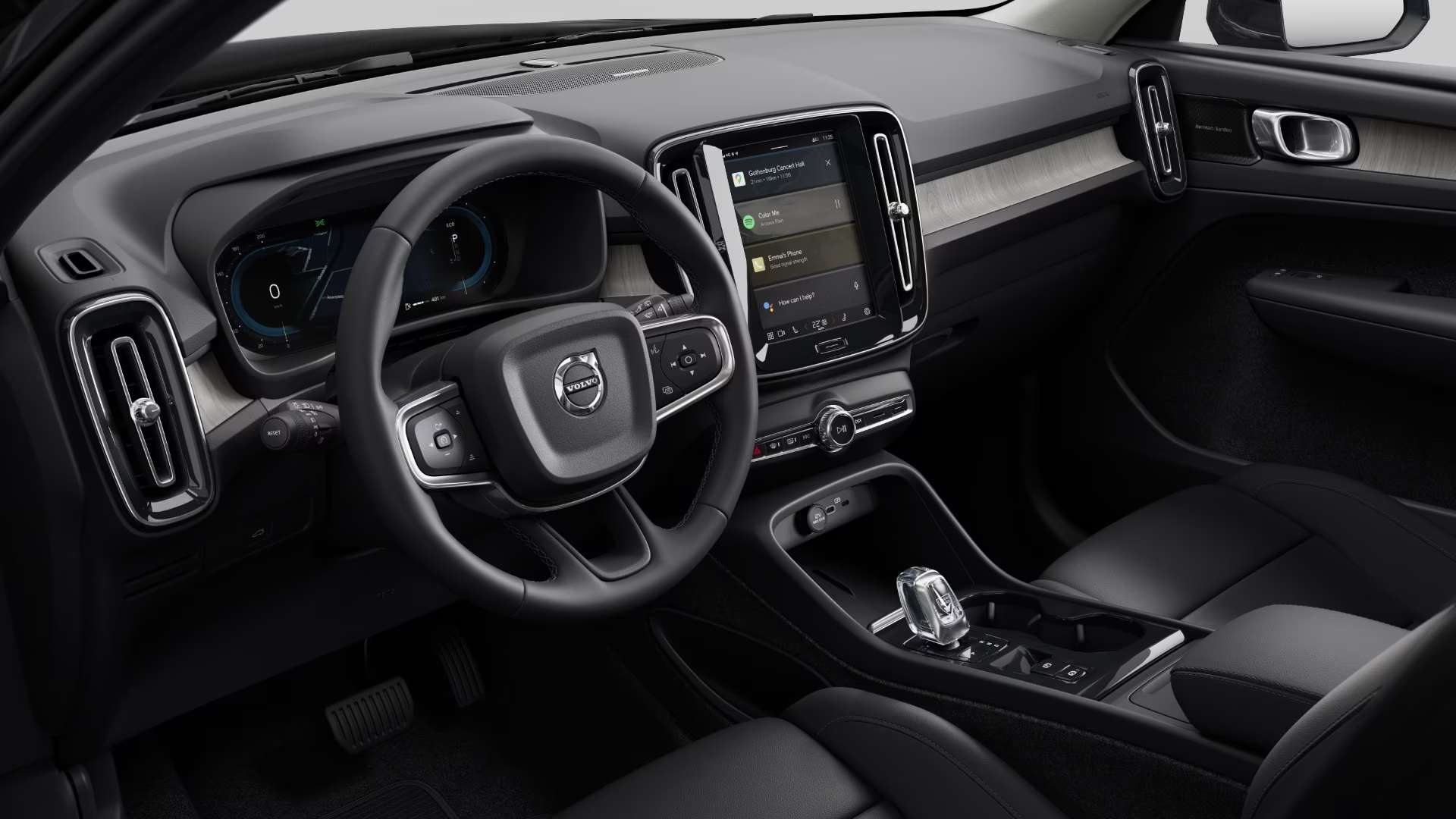 Ansicht des Armaturenbretts eines Volvo XC40