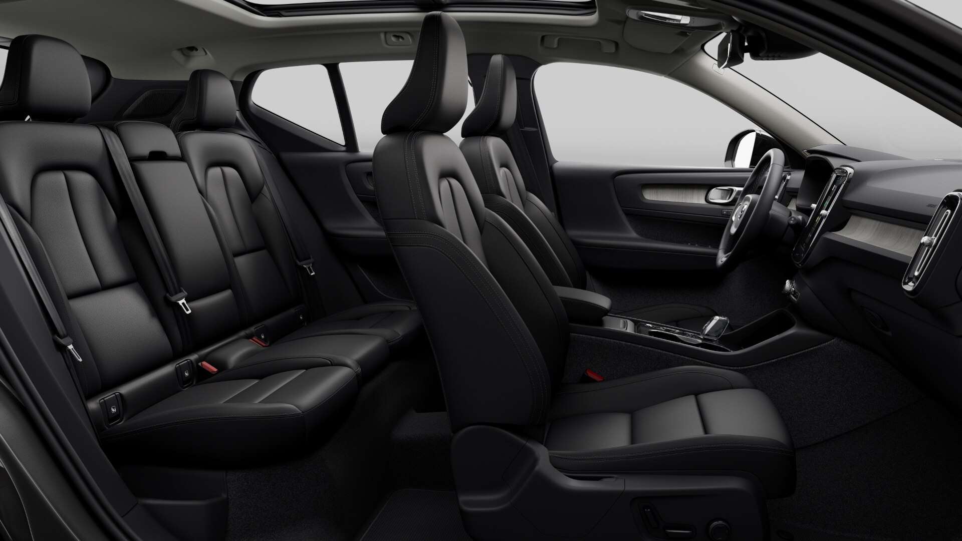 Ansicht der Frontsitze eines Volvo XC40