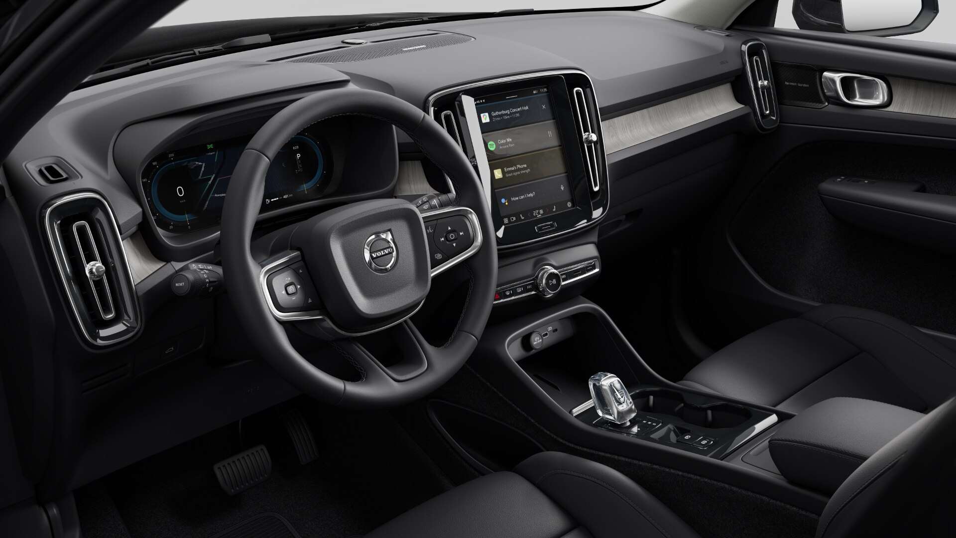 Ansicht des Armaturenbretts eines Volvo XC40