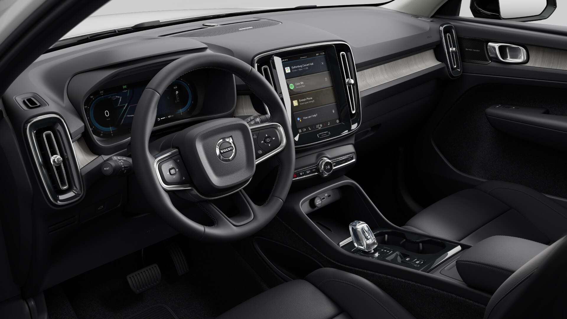 Ansicht des Armaturenbretts eines Volvo XC40