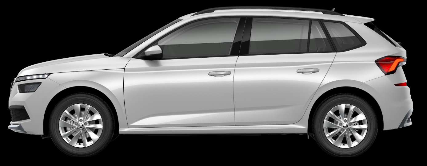 Seitenansicht eines Skoda Kamiq