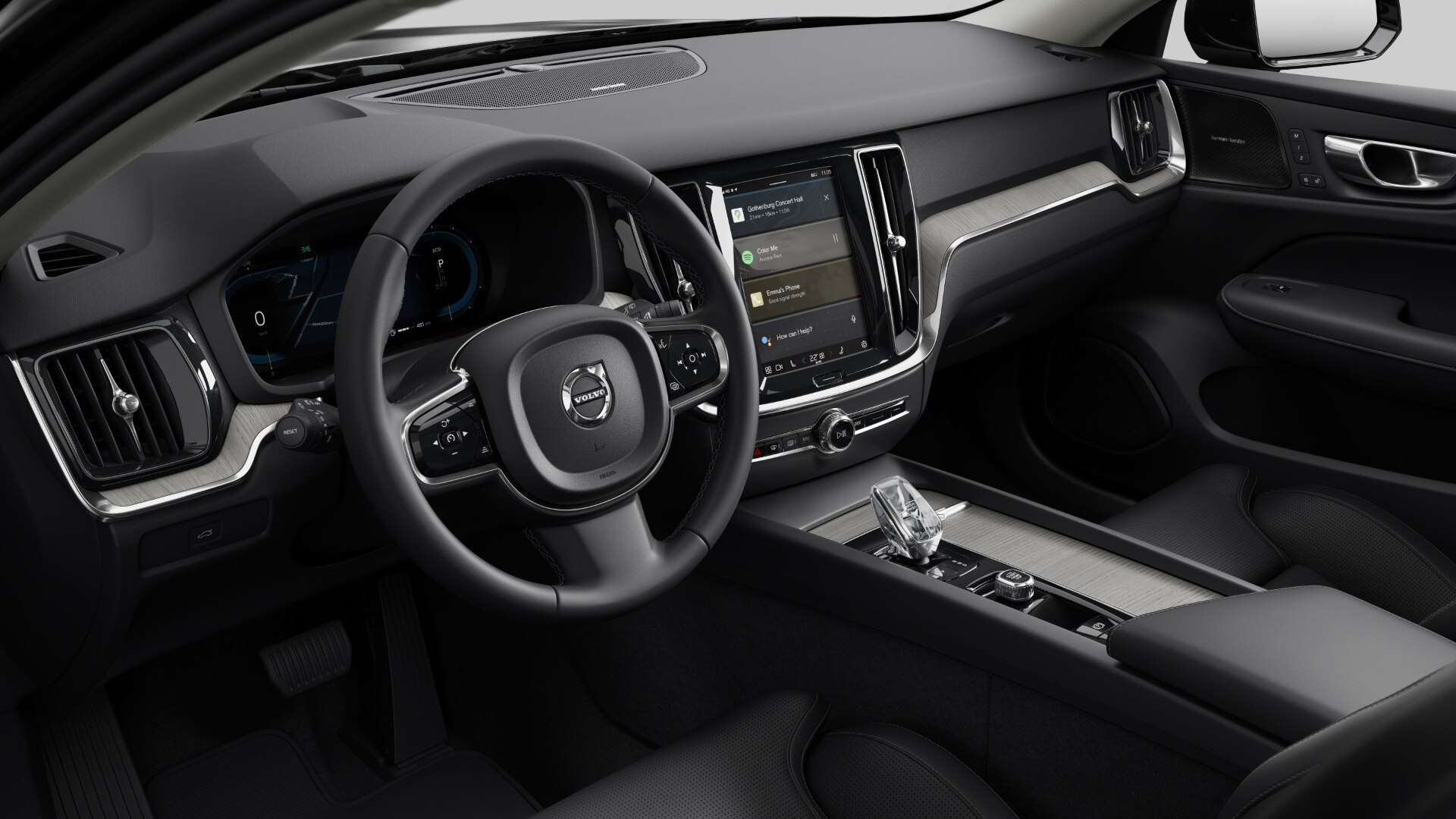 Ansicht des Armaturenbretts eines Volvo V60 Cross Country