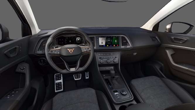 Ansicht des Armaturenbretts eines CUPRA Ateca