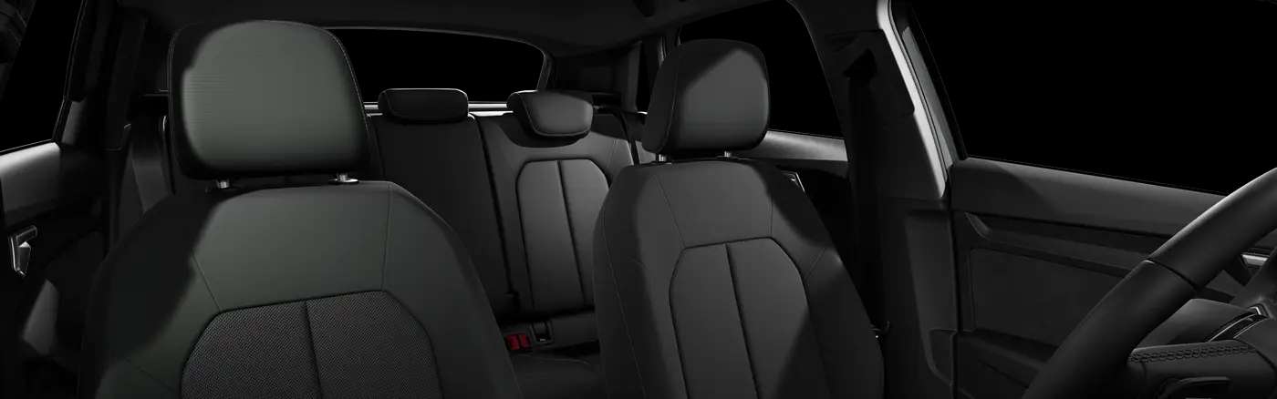 Ansicht der Frontsitze eines Audi A3