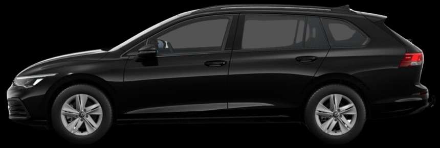 Seitenansicht eines Volkswagen Golf