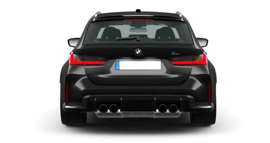 Heckansicht eines BMW 3er-Reihe