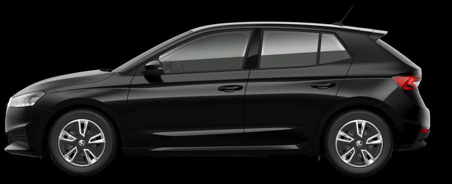 Seitenansicht eines Skoda Fabia