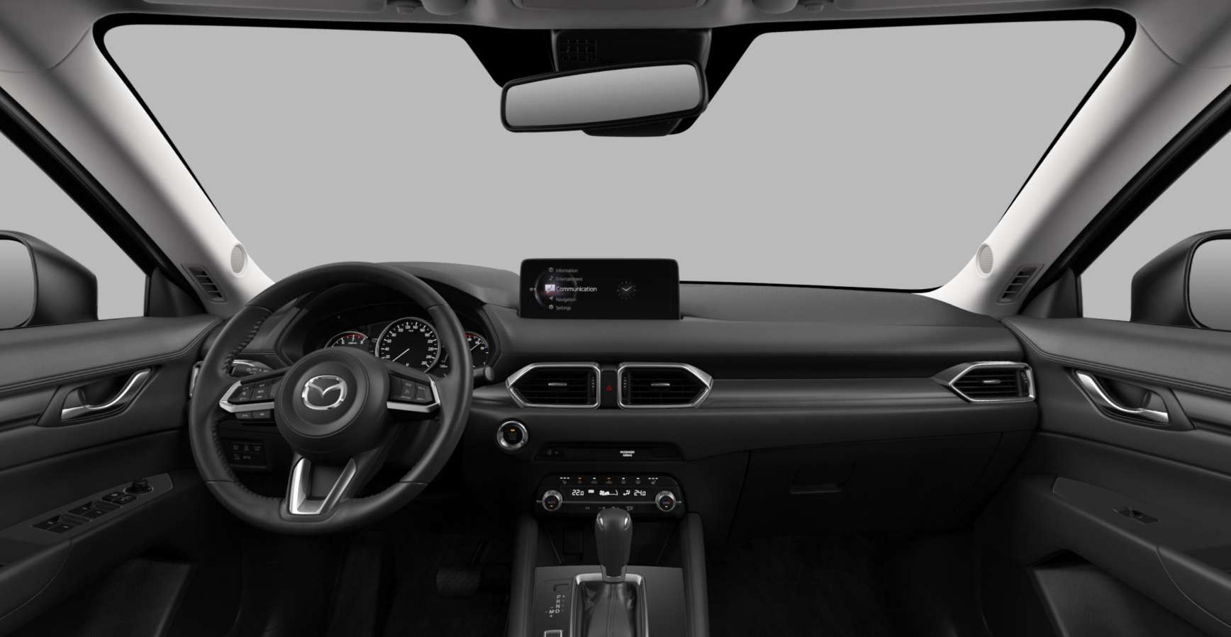 Ansicht des Armaturenbretts eines Mazda CX-5