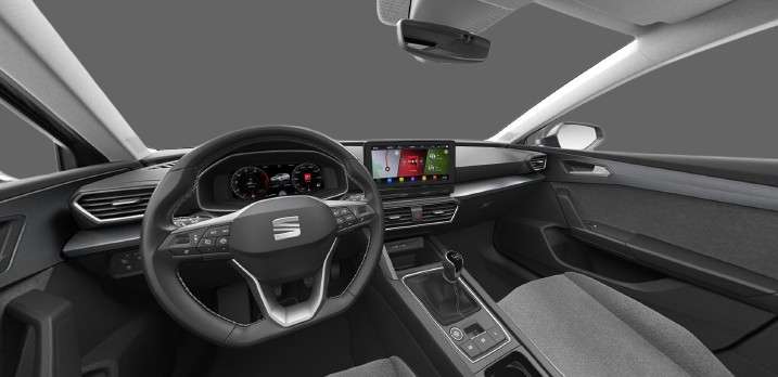 Ansicht des Armaturenbretts eines SEAT Leon