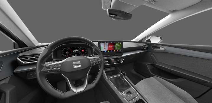 Ansicht des Armaturenbretts eines SEAT Leon