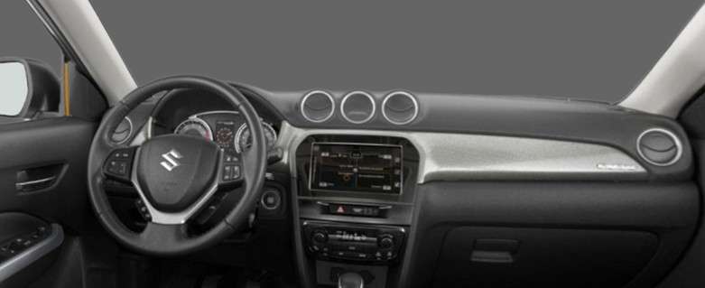 Ansicht des Armaturenbretts eines Suzuki Vitara