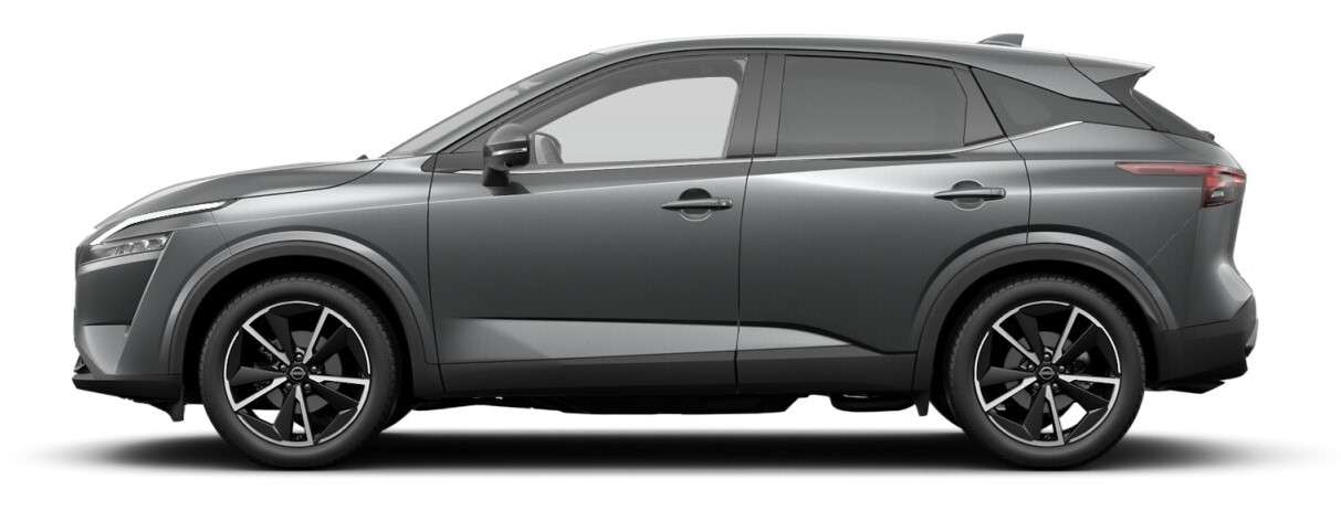 Seitenansicht eines Nissan Qashqai